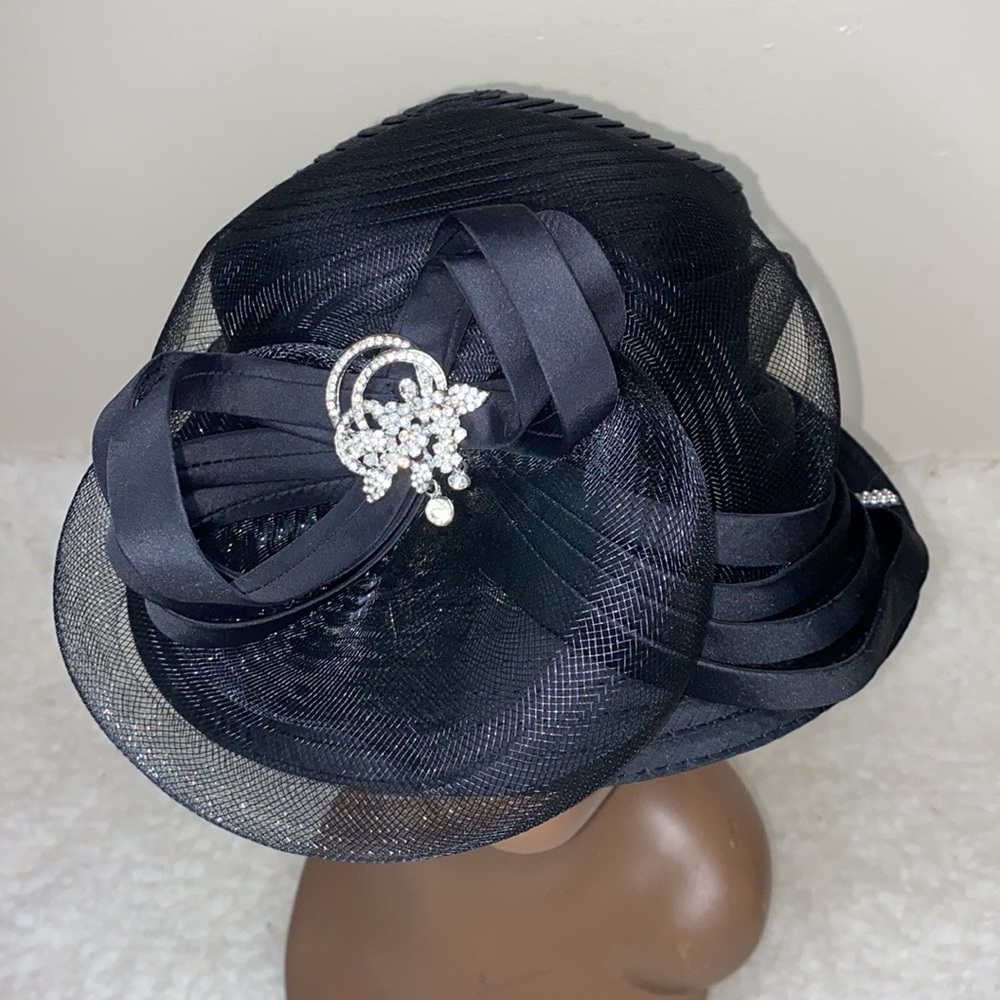 Black church hat